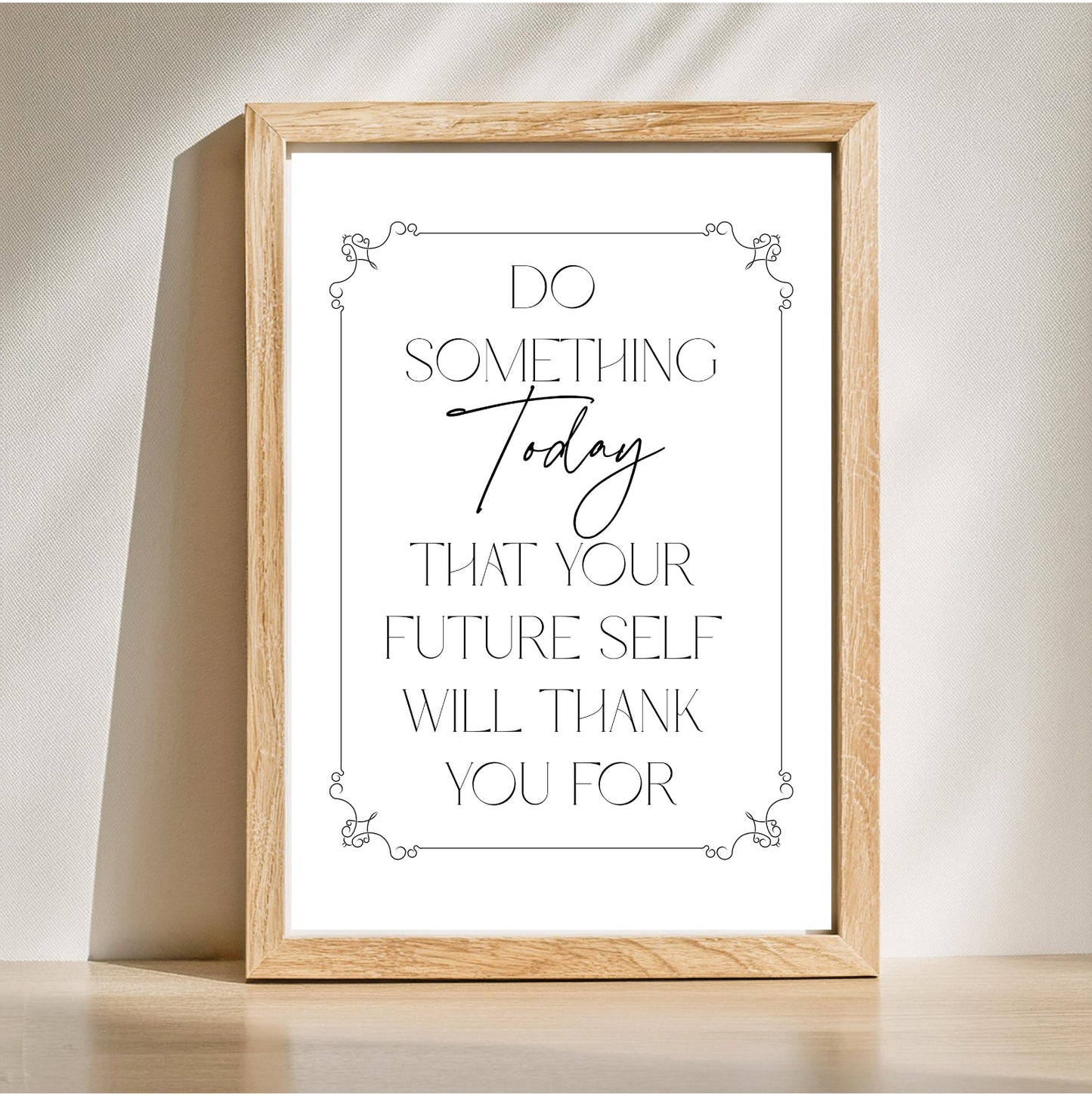 Do Something Today | Inspirational Wall Art - Printable - The Growcademy