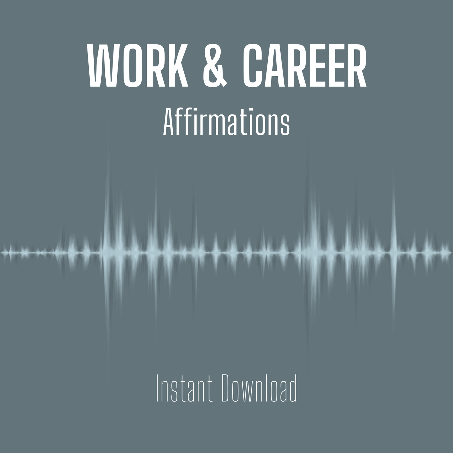 Work & Career Affirmations - Instant Digital Download MP3 - The Growcademy