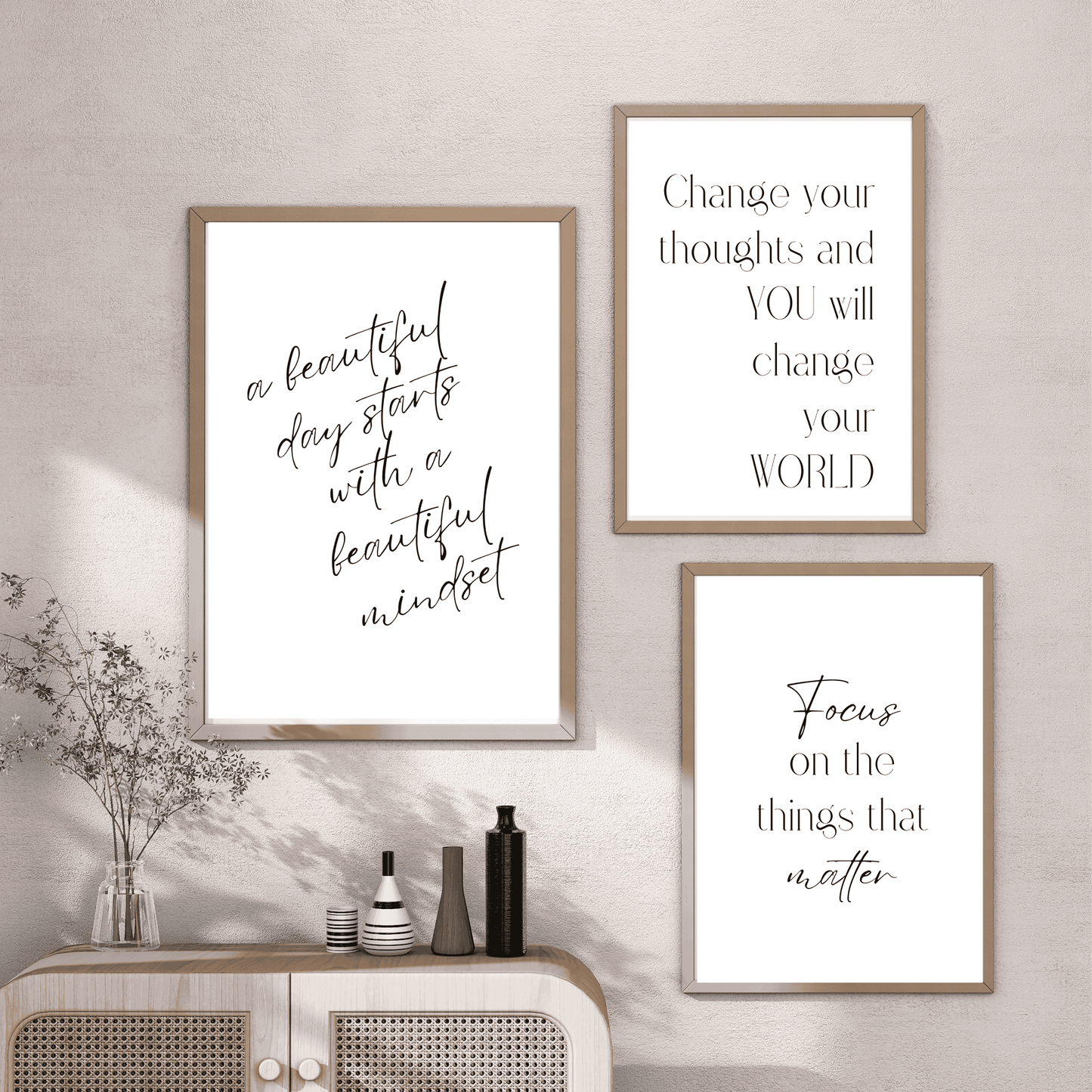 Mindset Collection — Printable Wall Art (Set of 3) - The Growcademy