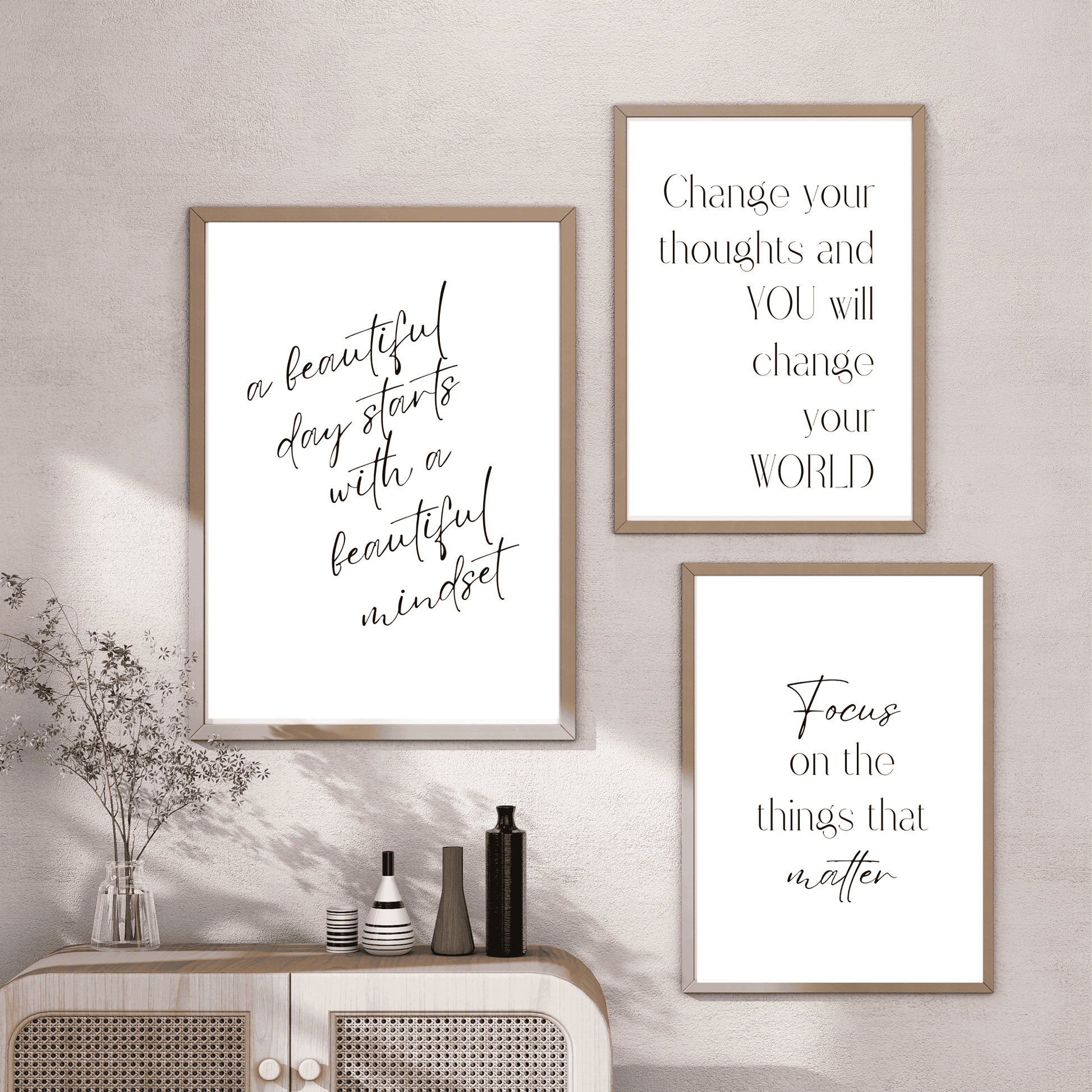 Mindset Collection — Printable Wall Art (Set of 3) - The Growcademy