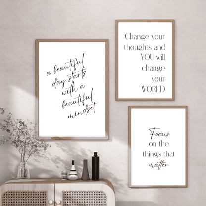Mindset Collection — Printable Wall Art (Set of 3) - The Growcademy