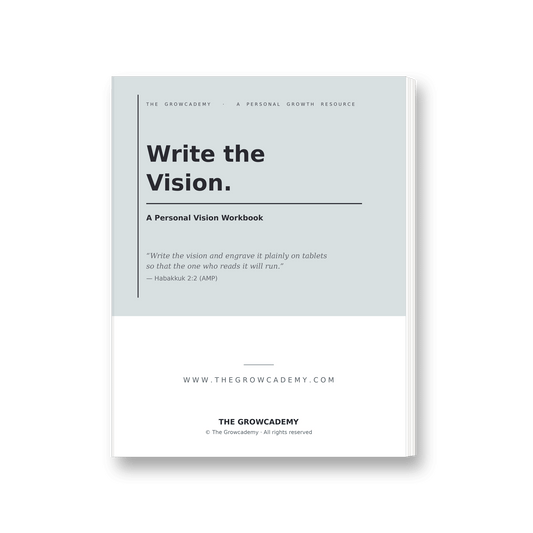 Write the Vision Workbook - Digital Download - The Growcademy
